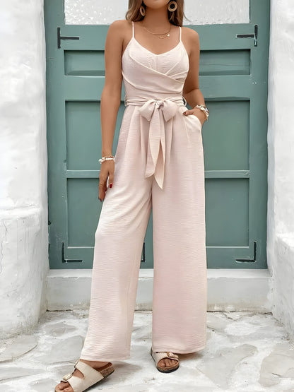 Terracotta Wide-Leg Jumpsuit By Innovia