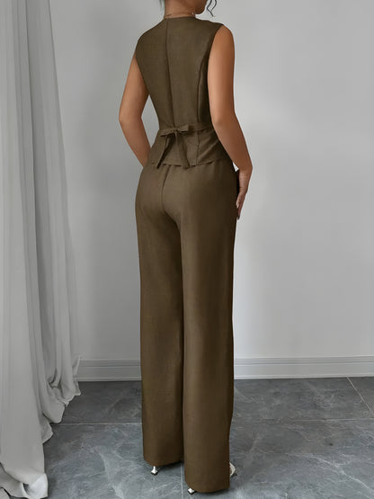 Celeste Charm Tailored Jumpsuit  By Innovia