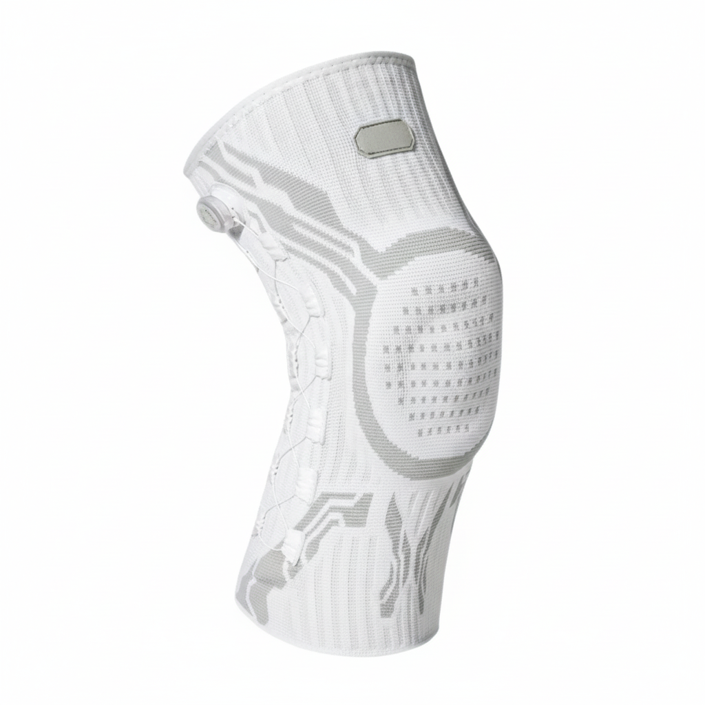 Knie brace stofdetail