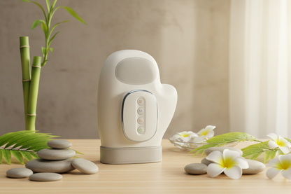 ZenPalm handmassager – kalmerende achtergrond